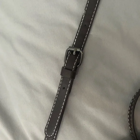 Metal Strap Zipper Crossbody Bag - Picture 7 of 11